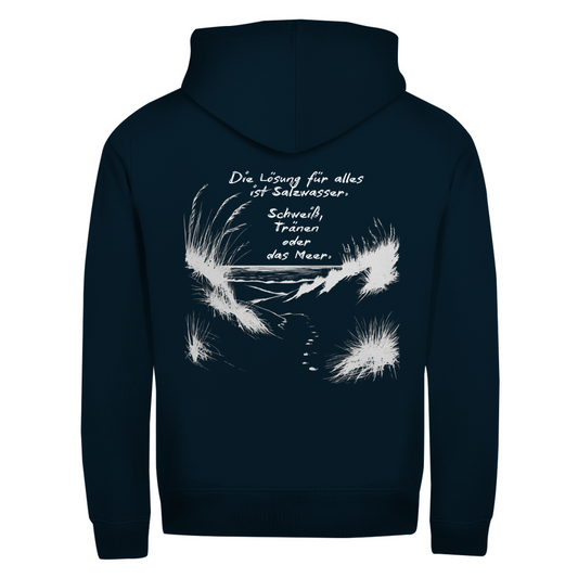 Zipper Hoodie  - Salzwasser