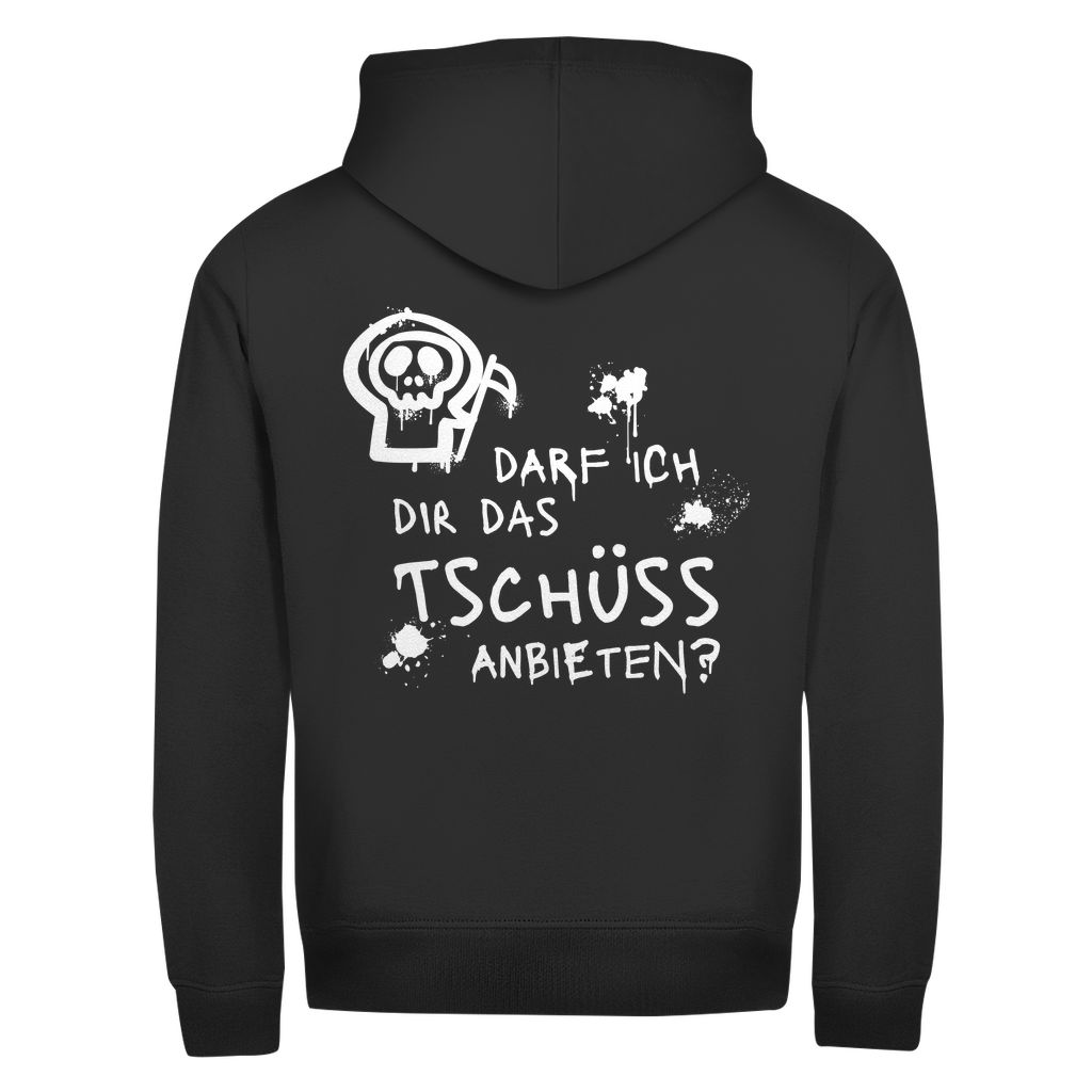 Zipper Hoodie  - Tschüss