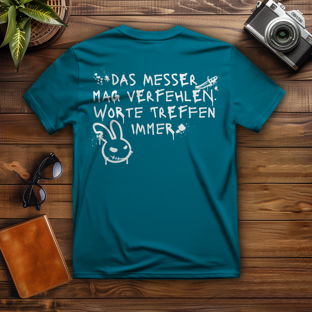 T-Shirt - Worte treffen immer