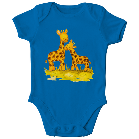 Baby Kurzarm-Body - Giraffen